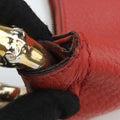 Bamboo Ring Hobo Red Leather 211519 G4517440バンブーリングホーボー レッド レザー 211519 G4517440