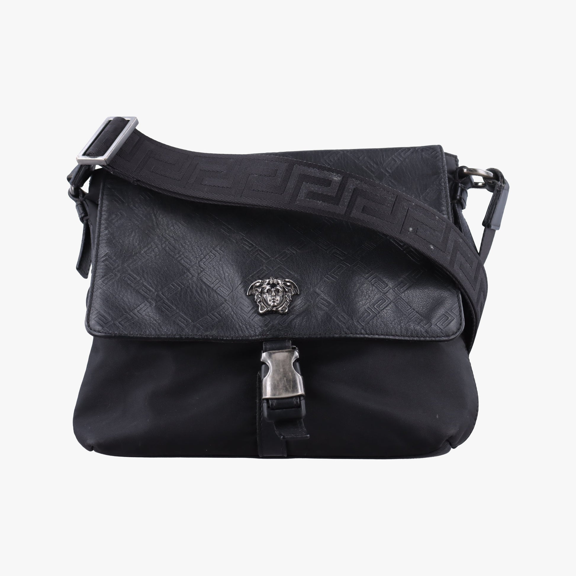 La Medusa Black Leather × Nylon CLG626431827213ラ メドゥーサ ブラック レザー × ナイロン CLG626431827213