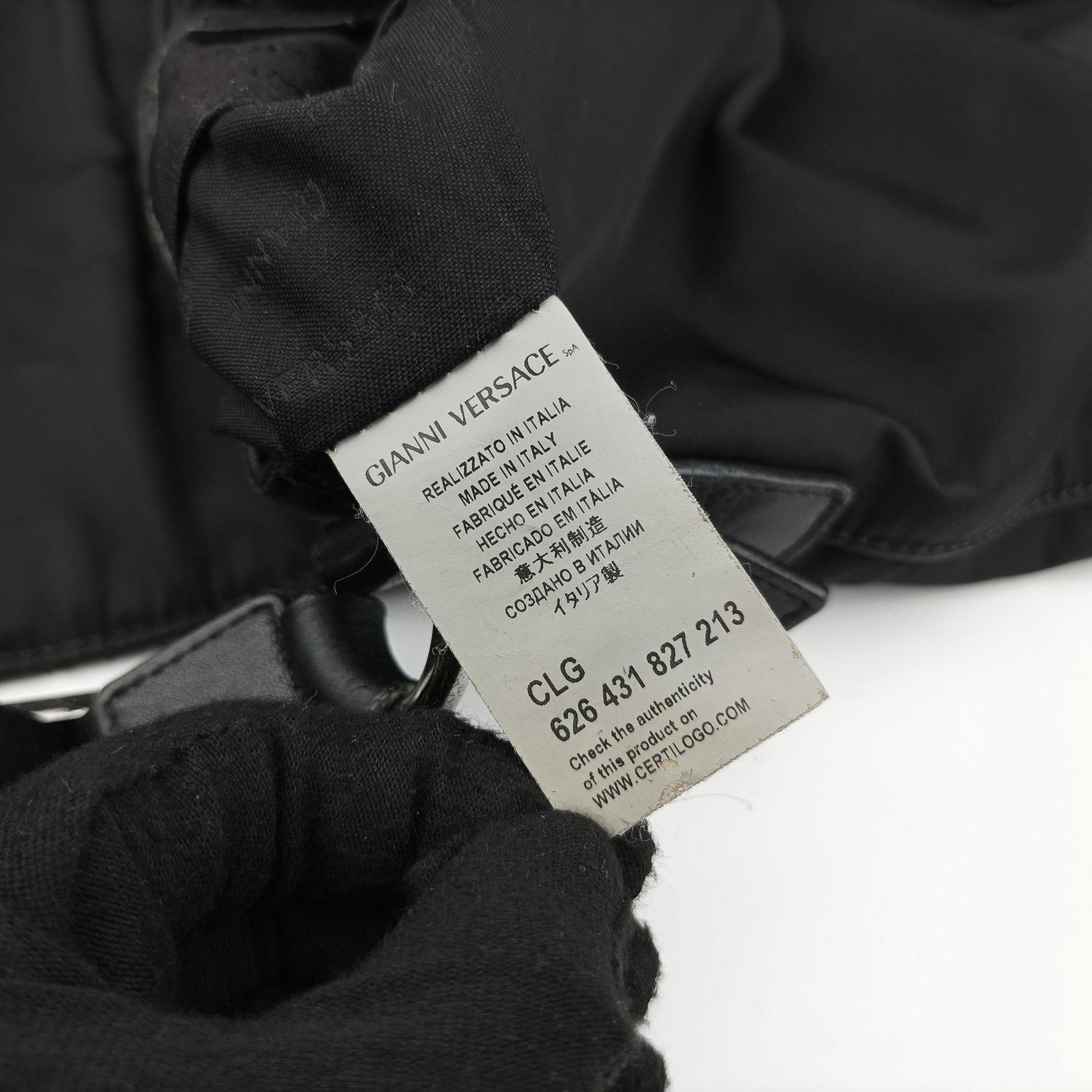 La Medusa Black Leather × Nylon CLG626431827213ラ メドゥーサ ブラック レザー × ナイロン CLG626431827213