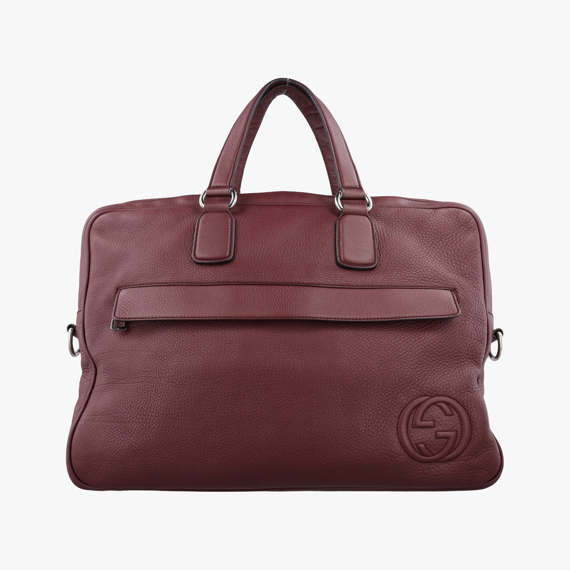 Interlocking G Soho business Burgundy Leather 322057 I014271194インターロッキングG ソーホー ビジネス ワインレッド レザー 322057 I014271194