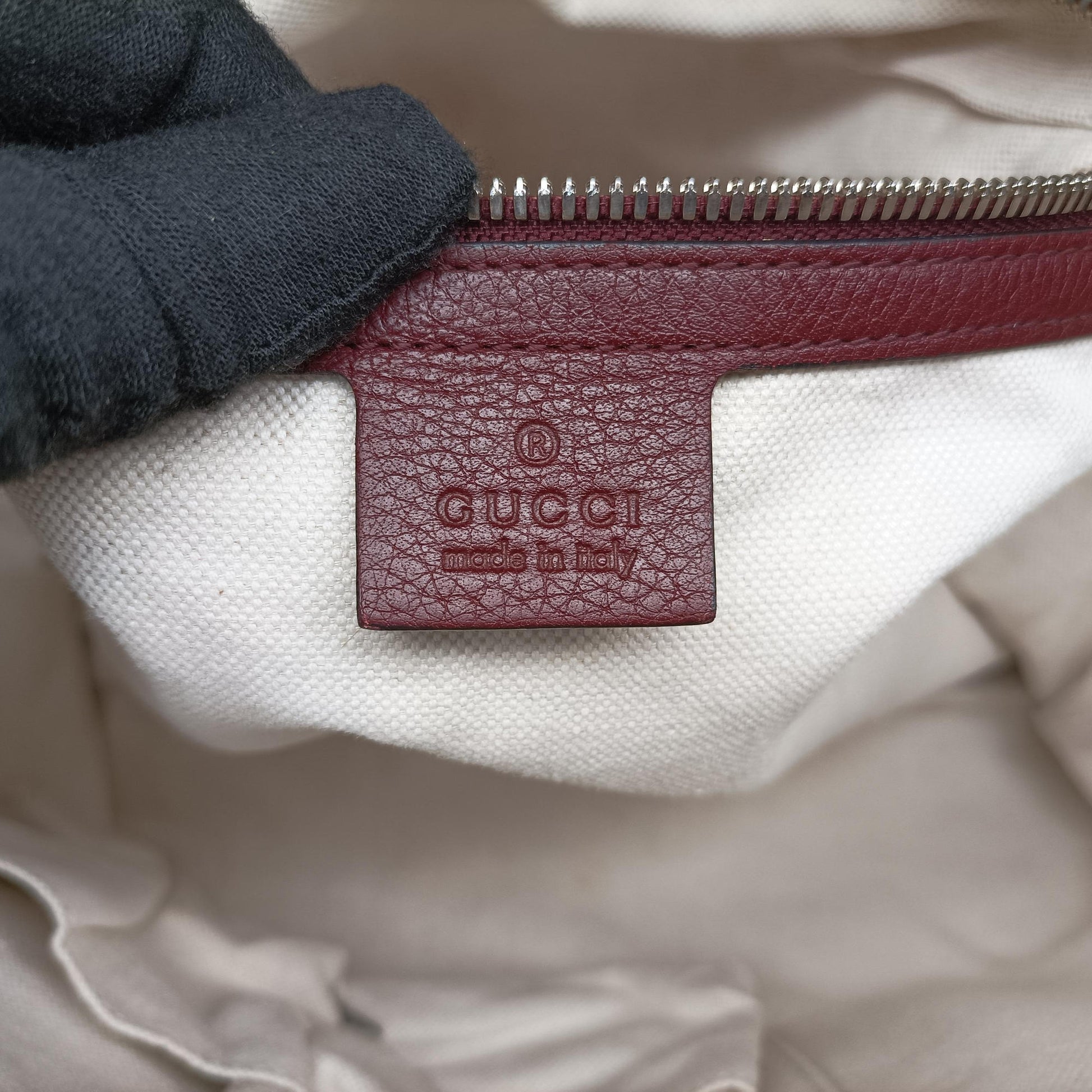 Interlocking G Soho business Burgundy Leather 322057 I014271194インターロッキングG ソーホー ビジネス ワインレッド レザー 322057 I014271194