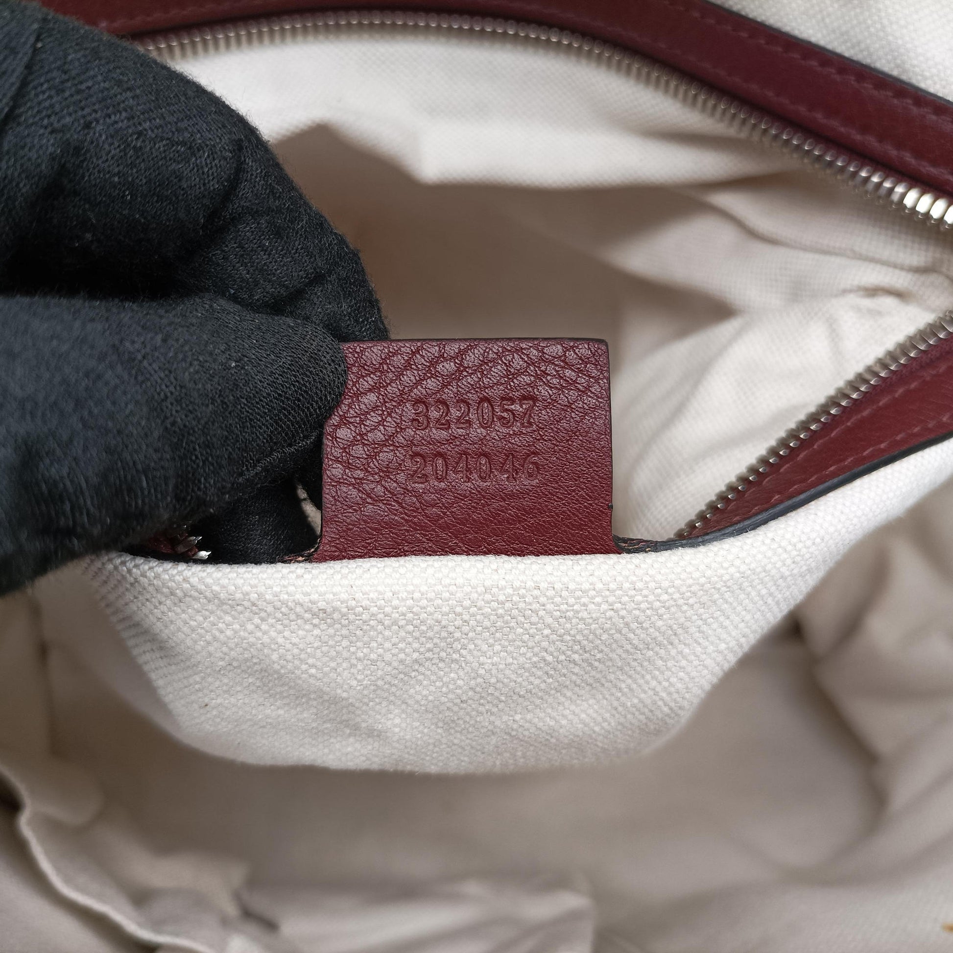 Interlocking G Soho business Burgundy Leather 322057 I014271194インターロッキングG ソーホー ビジネス ワインレッド レザー 322057 I014271194