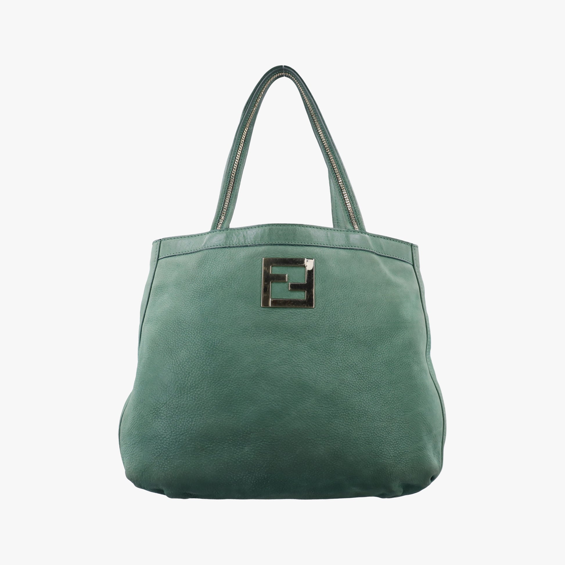 Mia FF Logo Emerald Green Leather 8BR615 8BR651-DRD 2461-119ミア FFロゴ  エメラルドグリーン レザー 8BR615 8BR651-DRD 2461-119