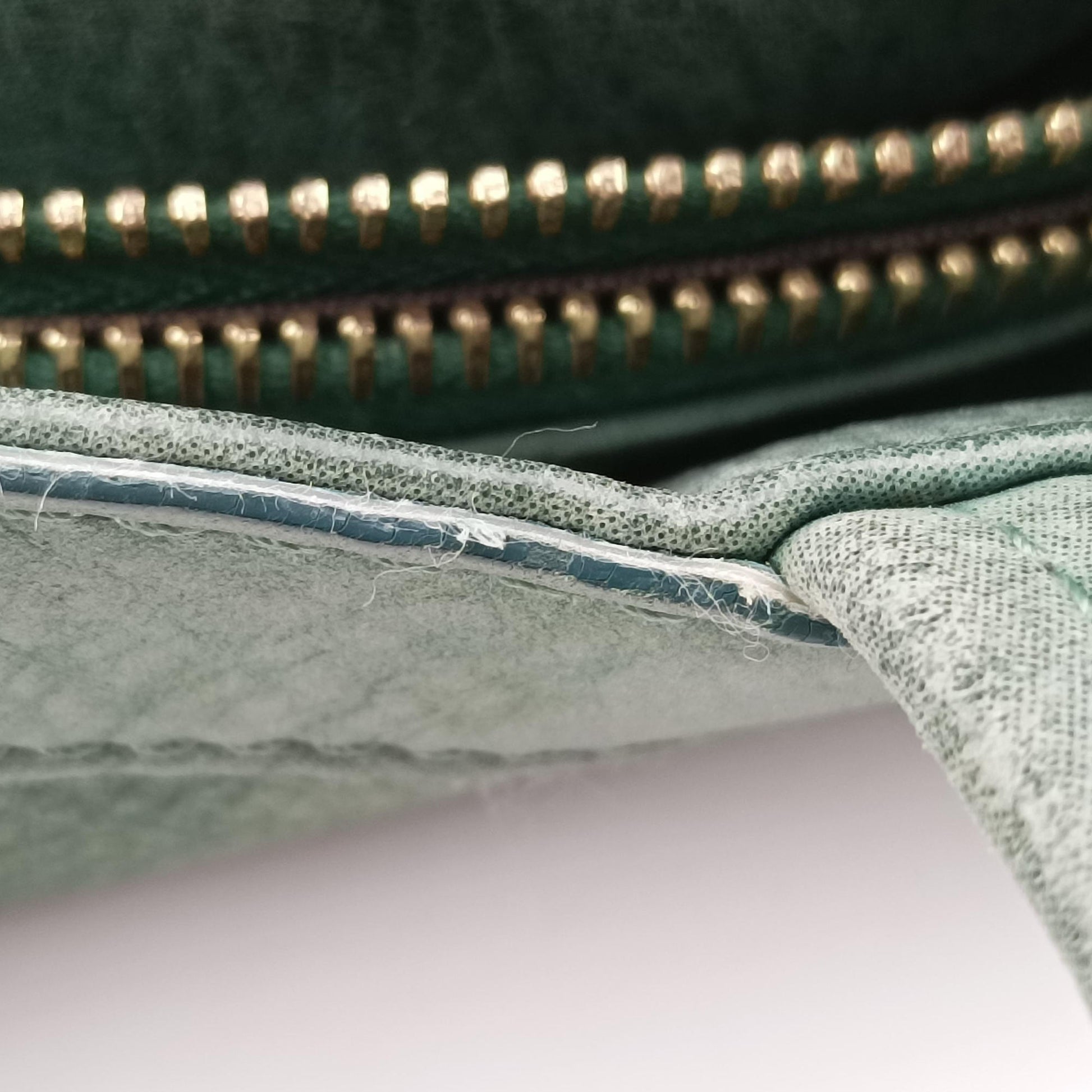 Mia FF Logo Emerald Green Leather 8BR615 8BR651-DRD 2461-119ミア FFロゴ  エメラルドグリーン レザー 8BR615 8BR651-DRD 2461-119