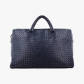 Intrecciato Briefcase Navy lambskin B05100682Rイントレチャート ブリーフケース ネイビー ラムスキン B05100682R