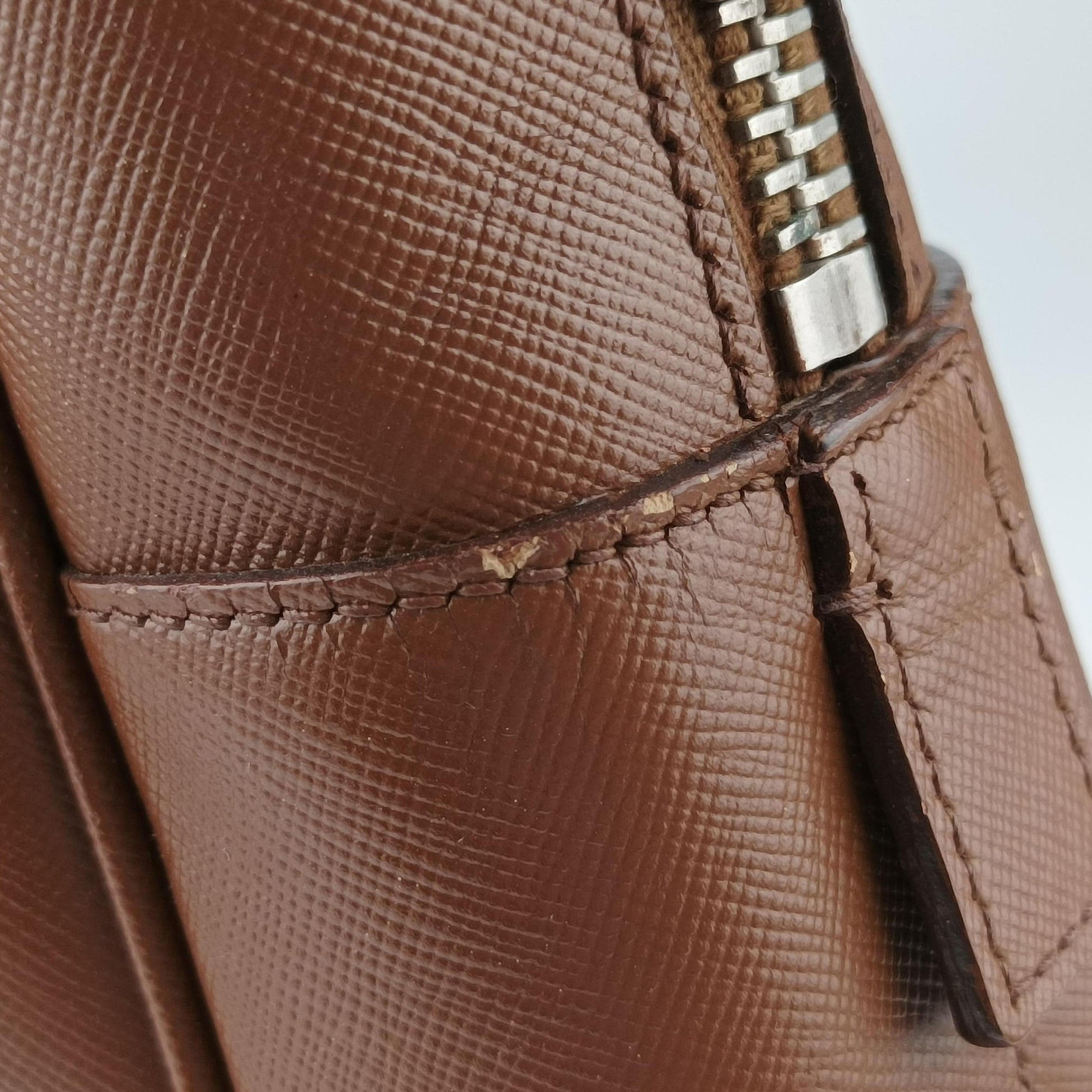 business bag briefcase Brown SAFFIANO Leather 2VE363 3 113ビジネスバッグ ブリーフケース ブラウン サフィアーノレザー 2VE363 3 113