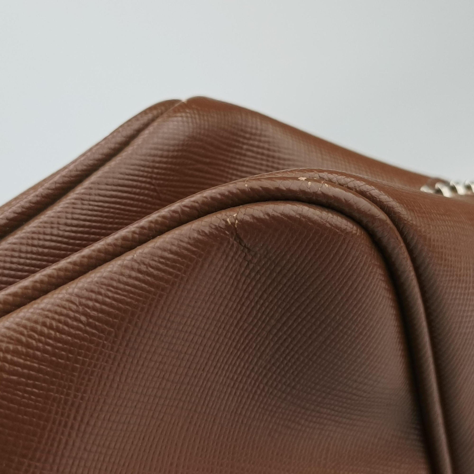 business bag briefcase Brown SAFFIANO Leather 2VE363 3 113ビジネスバッグ ブリーフケース ブラウン サフィアーノレザー 2VE363 3 113