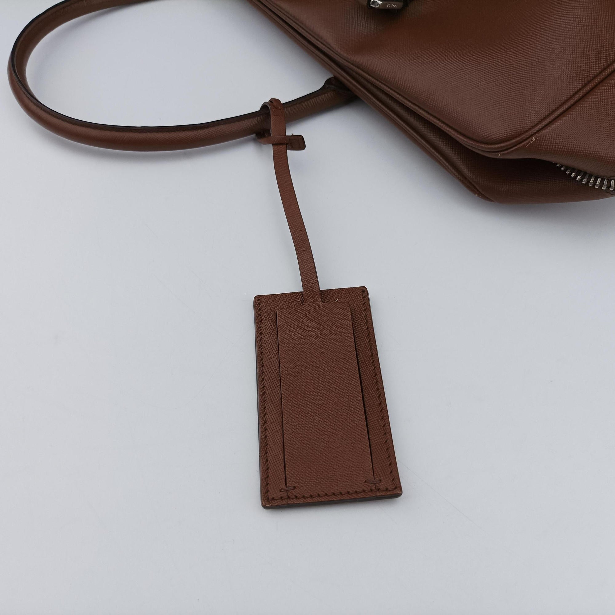 business bag briefcase Brown SAFFIANO Leather 2VE363 3 113ビジネスバッグ ブリーフケース ブラウン サフィアーノレザー 2VE363 3 113