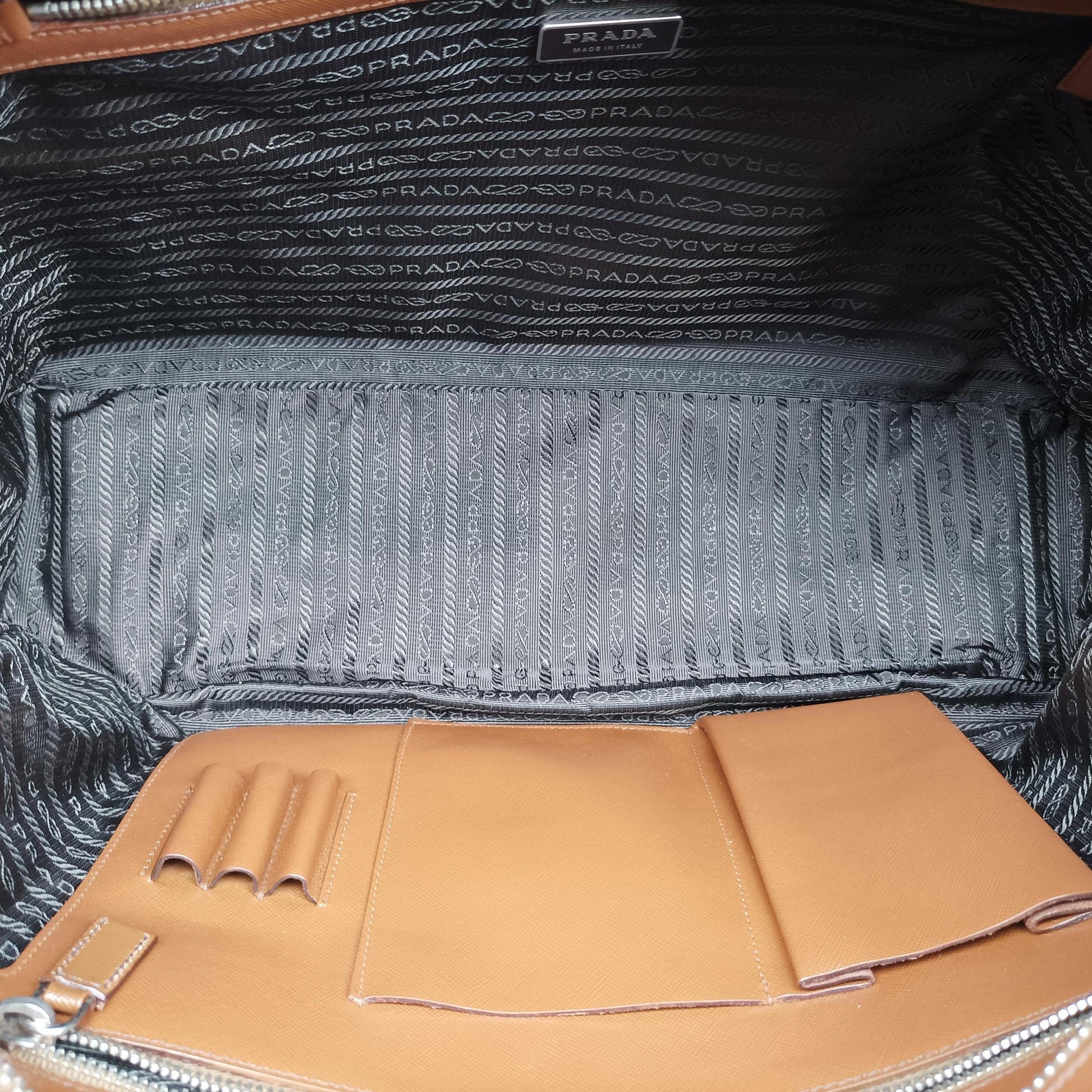 business bag briefcase Brown SAFFIANO Leather 2VE363 3 113ビジネスバッグ ブリーフケース ブラウン サフィアーノレザー 2VE363 3 113