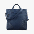 Intrecciato Navy Lambskin × Ostrich Leather B06396423Lイントレチャート ネイビー ラムスキン × オーストリッチ B06396423L