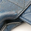 Intrecciato Navy Lambskin × Ostrich Leather B06396423Lイントレチャート ネイビー ラムスキン × オーストリッチ B06396423L
