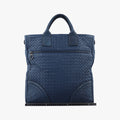 Intrecciato Navy Lambskin × Ostrich Leather B06396423Lイントレチャート ネイビー ラムスキン × オーストリッチ B06396423L