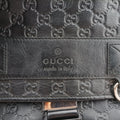 Guccissima Messenger Black Leather 246067 A012356718グッチシマ メッセンジャー ブラック レザー 246067 A012356718