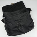 Guccissima Messenger Black Leather 246067 A012356718グッチシマ メッセンジャー ブラック レザー 246067 A012356718
