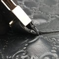 Guccissima Messenger Black Leather 246067 A012356718グッチシマ メッセンジャー ブラック レザー 246067 A012356718