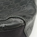 Guccissima Messenger Black Leather 246067 A012356718グッチシマ メッセンジャー ブラック レザー 246067 A012356718