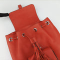 Bamboo fringe tassel Orange Leather 387149 H018443011バンブー フリンジタッセル オレンジ レザー 387149 H018443011