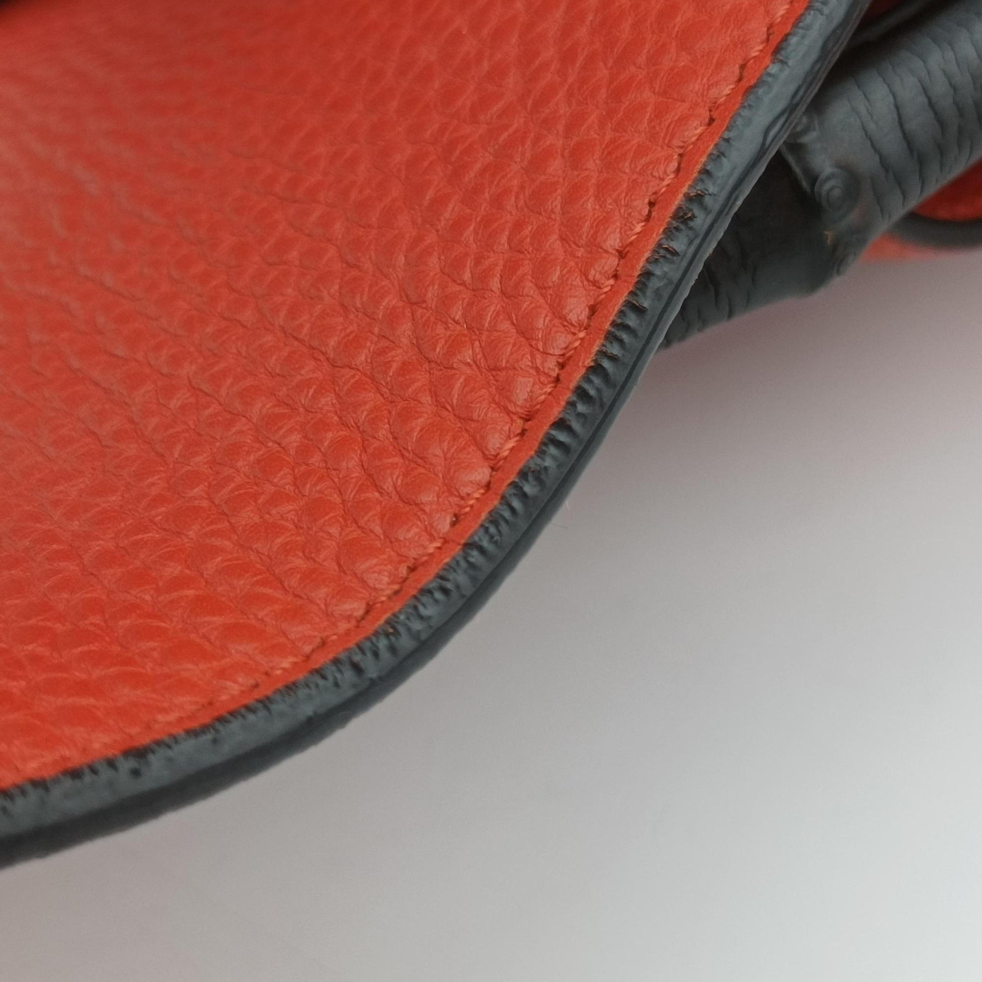 Bamboo fringe tassel Orange Leather 387149 H018443011バンブー フリンジタッセル オレンジ レザー 387149 H018443011