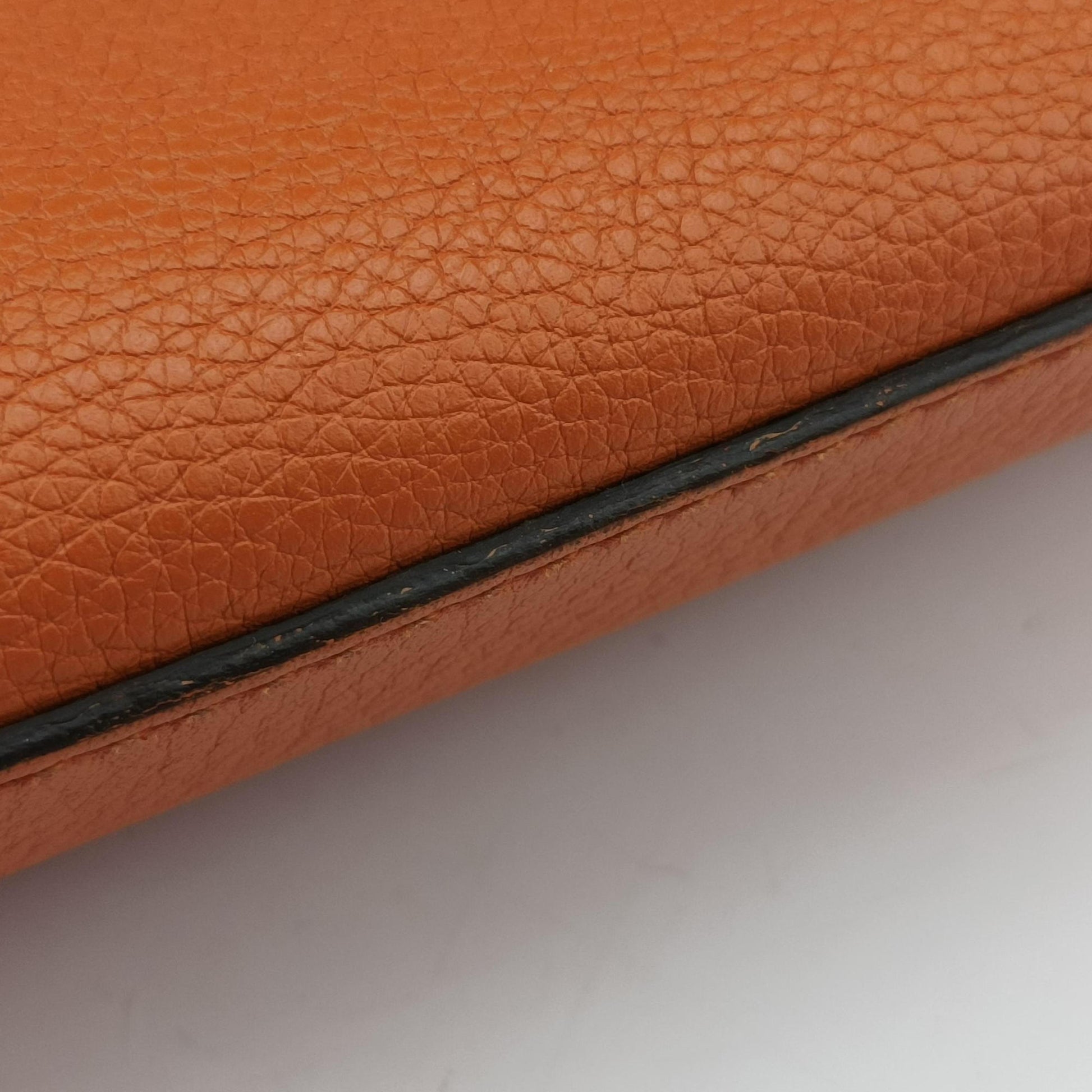 Bamboo Shopper Orange Leather 323660 H015887680バンブーショッパー オレンジ レザー 323660 H015887680