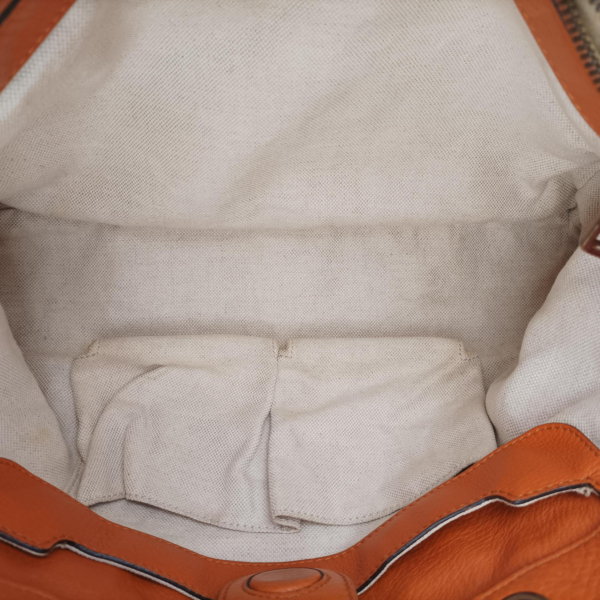 Bamboo Shopper Orange Leather 323660 H015887680バンブーショッパー オレンジ レザー 323660 H015887680