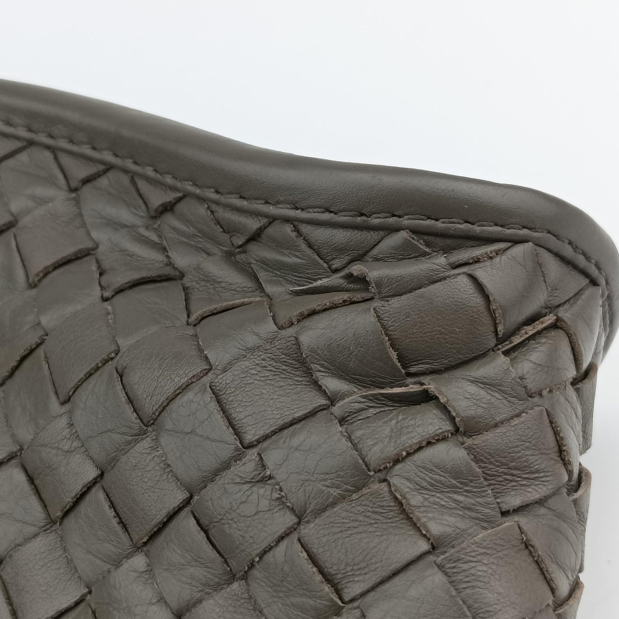 Intrecciato Grey lambskin B00771083Qイントレチャート グレー ラムスキン B00771083Q
