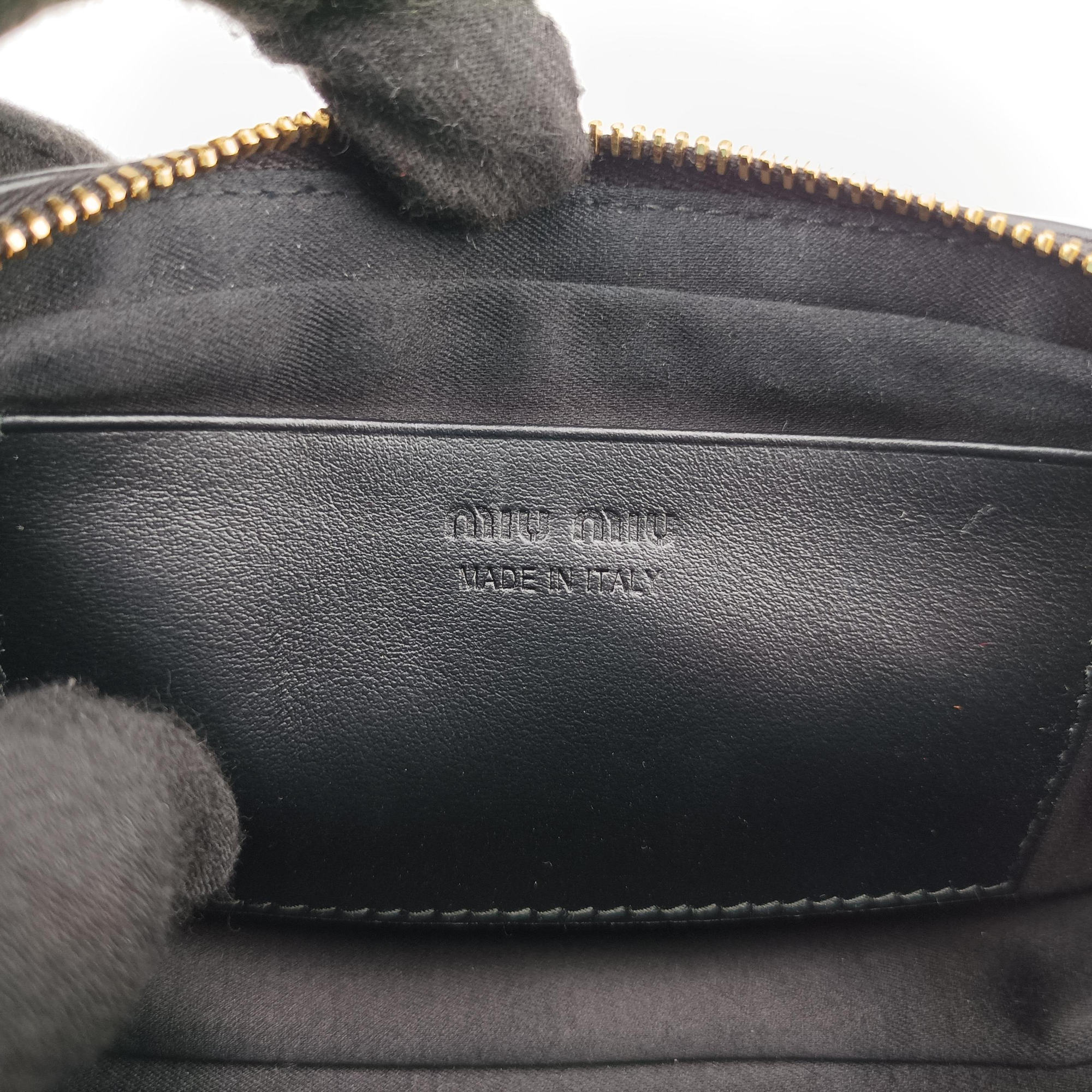 Logo belt Black leather 58ロゴベルト ブラック レザー 58