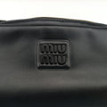 Logo belt Black leather 58ロゴベルト ブラック レザー 58