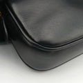 Logo belt Black leather 58ロゴベルト ブラック レザー 58