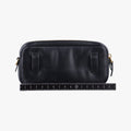 Logo belt Black leather 58ロゴベルト ブラック レザー 58