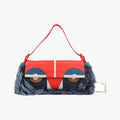 Bag Bugs Monster Red × Blue Calfskin × Fox Fur × Mink Lot number unknownバッグバグズ モンスター レッド × ブルー カーフレザー × フォックスファー 製番不明