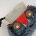 Bag Bugs Monster Red × Blue Calfskin × Fox Fur × Mink Lot number unknownバッグバグズ モンスター レッド × ブルー カーフレザー × フォックスファー 製番不明