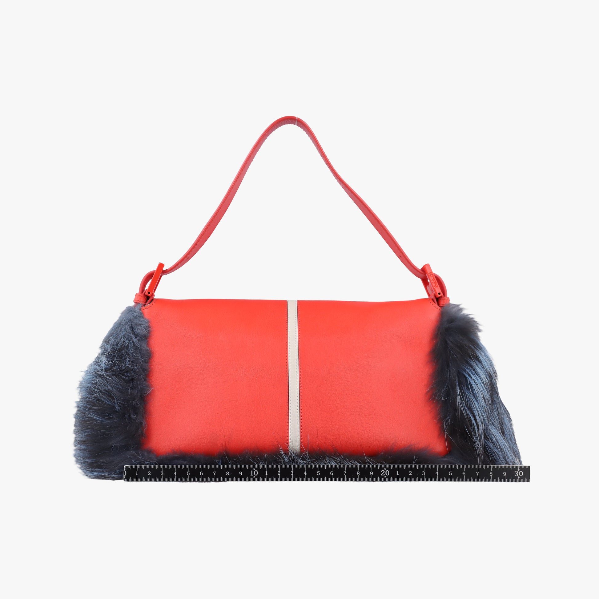 Bag Bugs Monster Red × Blue Calfskin × Fox Fur × Mink Lot number unknownバッグバグズ モンスター レッド × ブルー カーフレザー × フォックスファー 製番不明