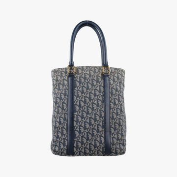 Trotter Tote Navy Jacquard × Leather BO B 0071トロッター トート ネイビー ジャガード×レザー BO B 0071