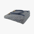 Trotter Tote Navy Jacquard × Leather BO B 0071トロッター トート ネイビー ジャガード×レザー BO B 0071
