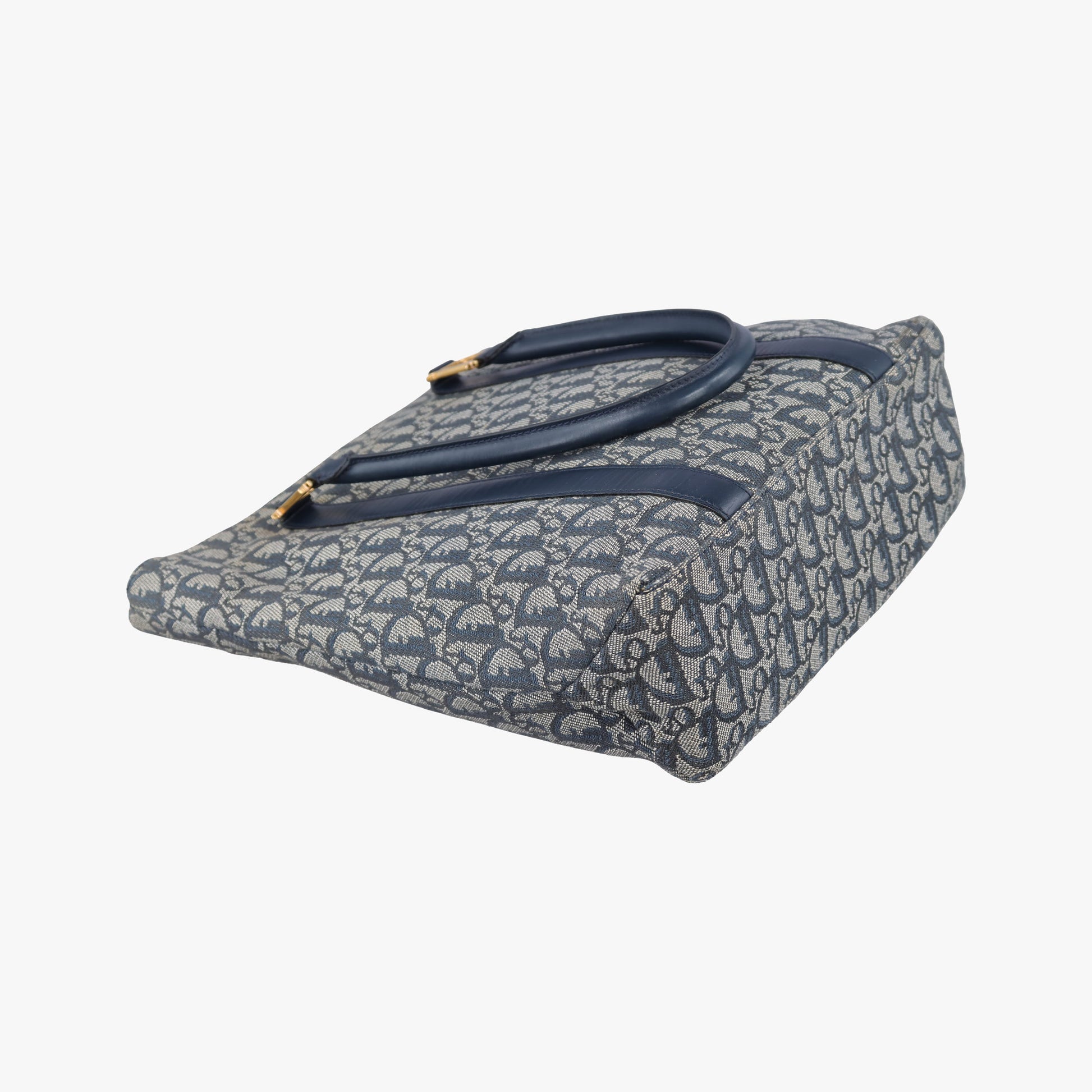 Trotter Tote Navy Jacquard × Leather BO B 0071トロッター トート ネイビー ジャガード×レザー BO B 0071