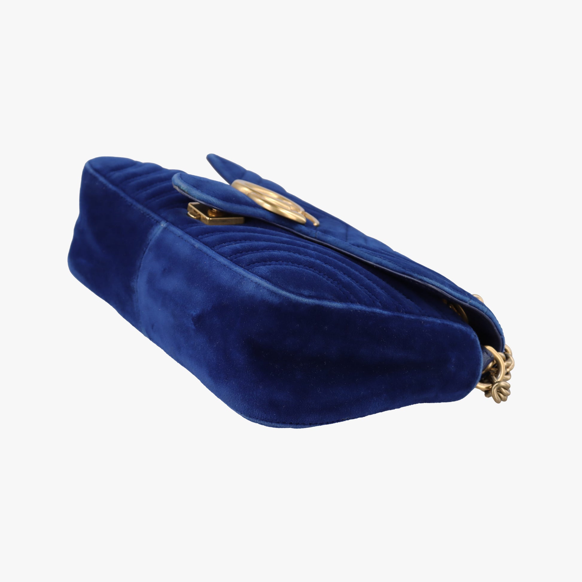GG Marmont Blue velour 446744 E024214219GGマーモント ブルー ベロア 446744 E024214219