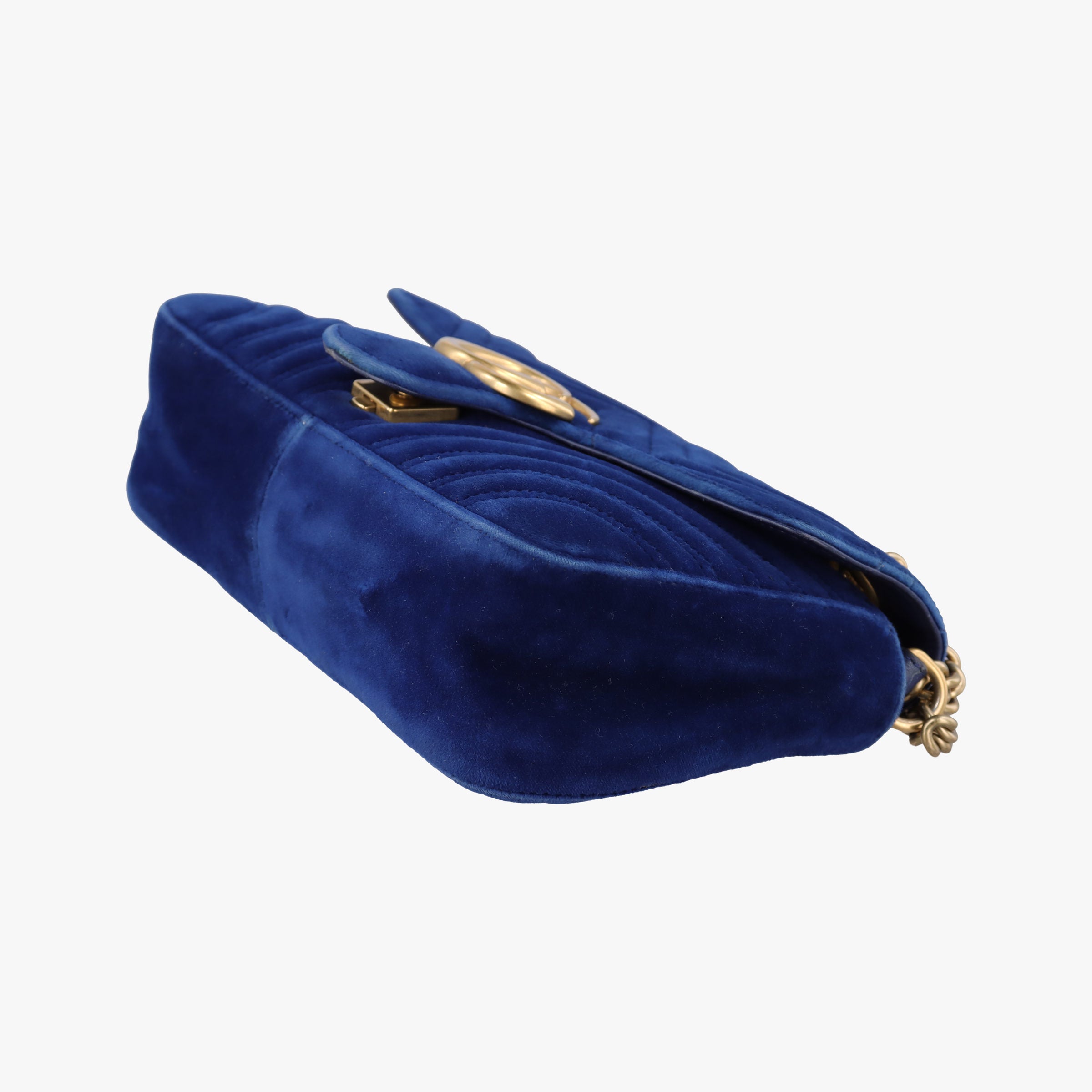GG Marmont Blue velour 446744 E024214219GGマーモント ブルー ベロア 446744 E024214219