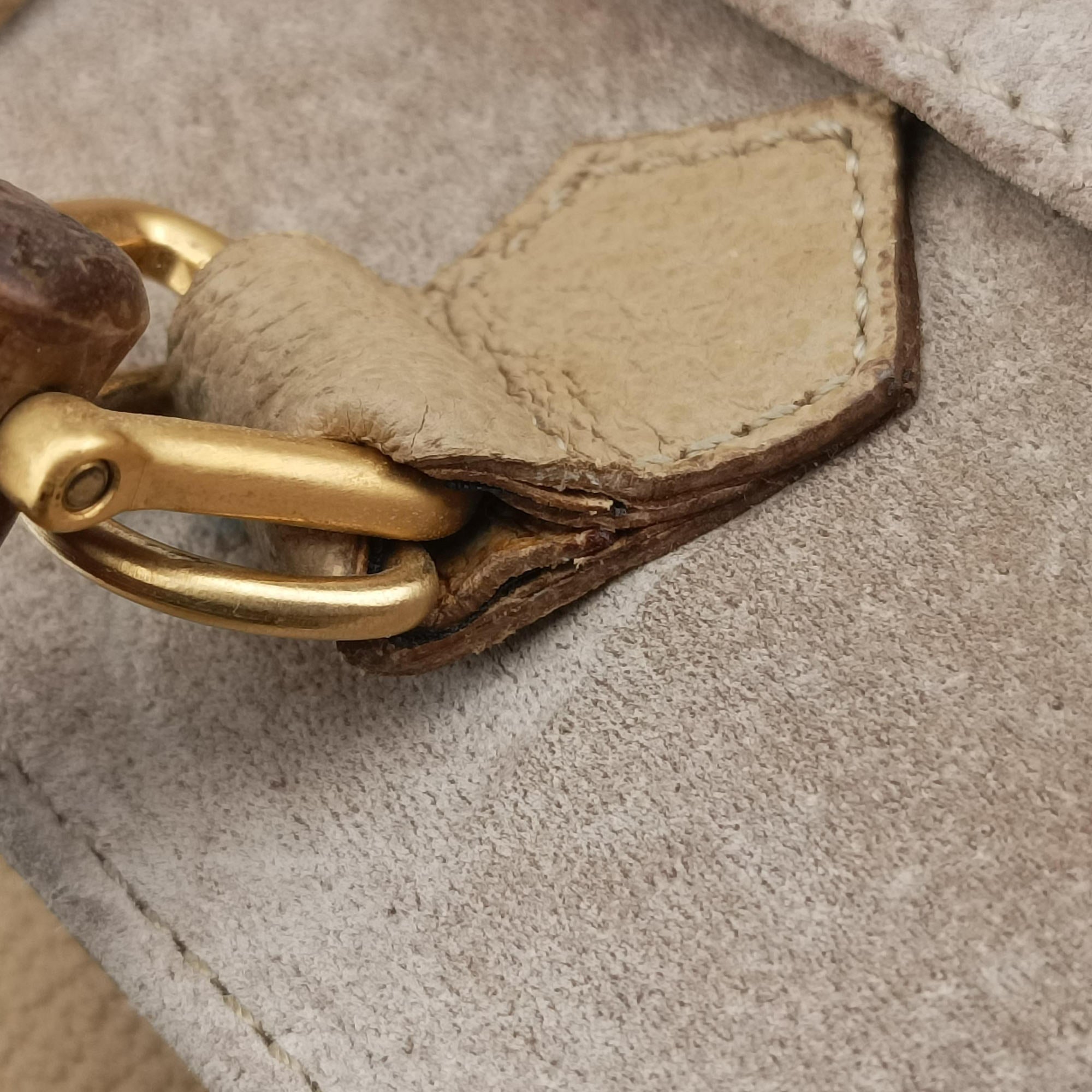 bamboo Beige Suede× Leather 001.12 バンブー ベージュ スエード× レザー 001.12 