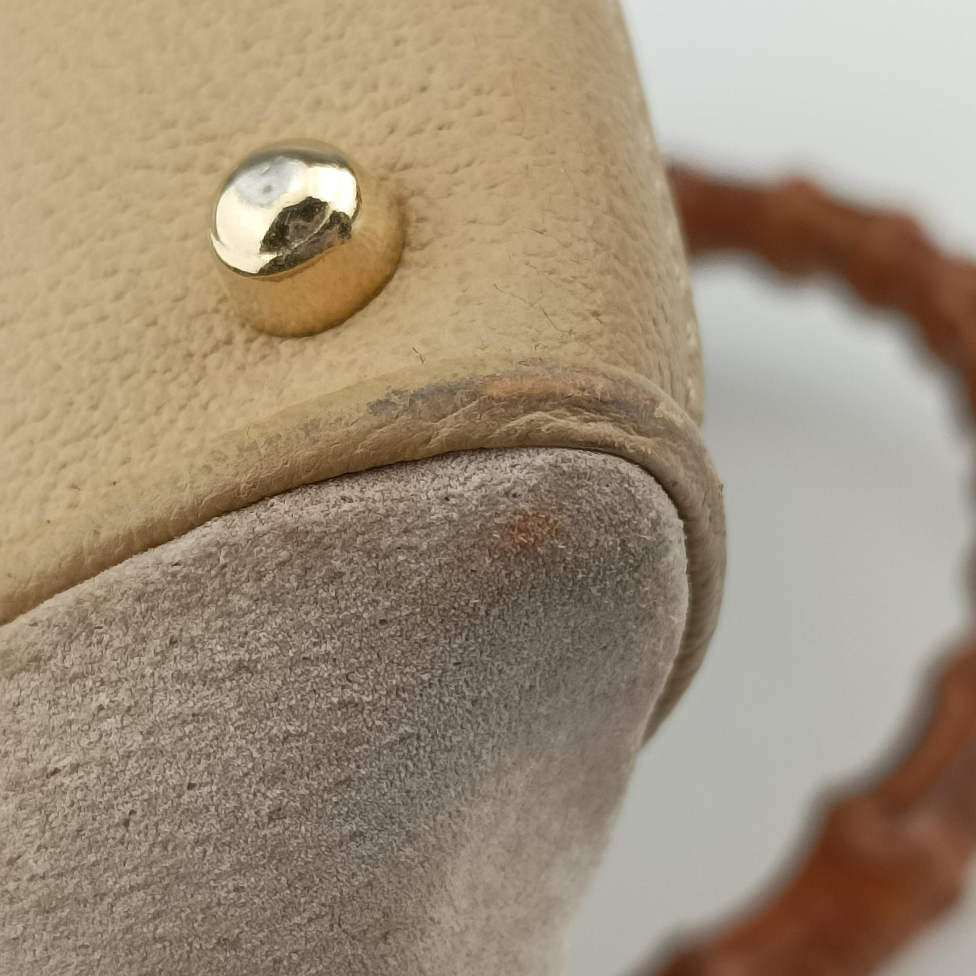 bamboo Beige Suede× Leather 001.12 バンブー ベージュ スエード× レザー 001.12 