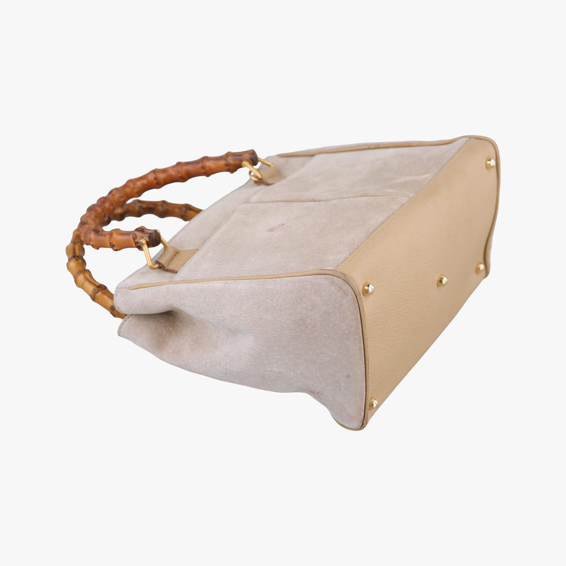 bamboo Beige Suede× Leather 001.12 バンブー ベージュ スエード× レザー 001.12 