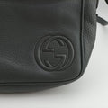 Interlocking G Logo Soho Messenger Grey Leather 337084 D016330716インターロッキングG ソーホー メッセンジャー グレー レザー 337084 D016330716