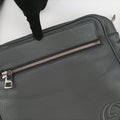 Interlocking G Logo Soho Messenger Grey Leather 337084 D016330716インターロッキングG ソーホー メッセンジャー グレー レザー 337084 D016330716