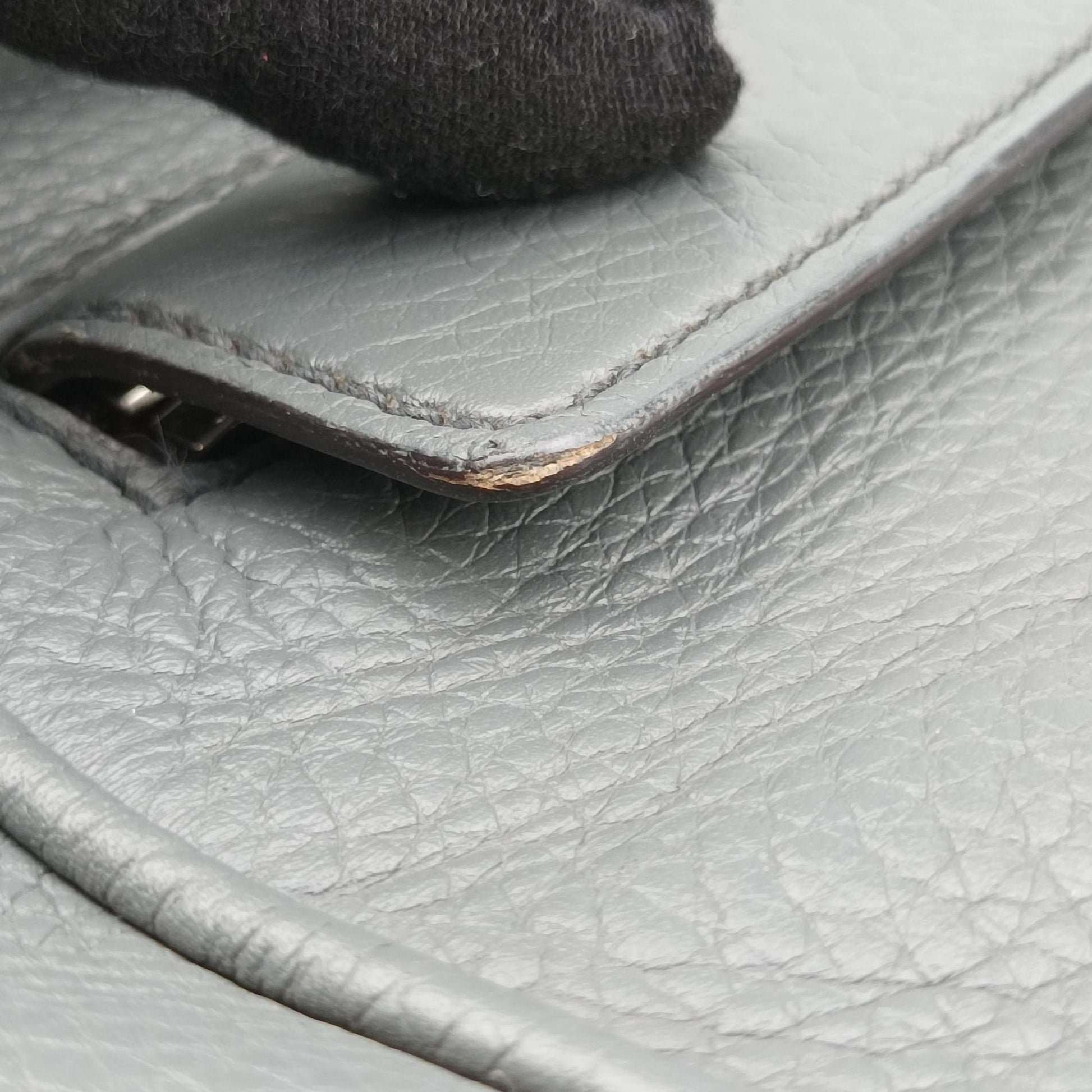Interlocking G Logo Soho Messenger Grey Leather 337084 D016330716インターロッキングG ソーホー メッセンジャー グレー レザー 337084 D016330716