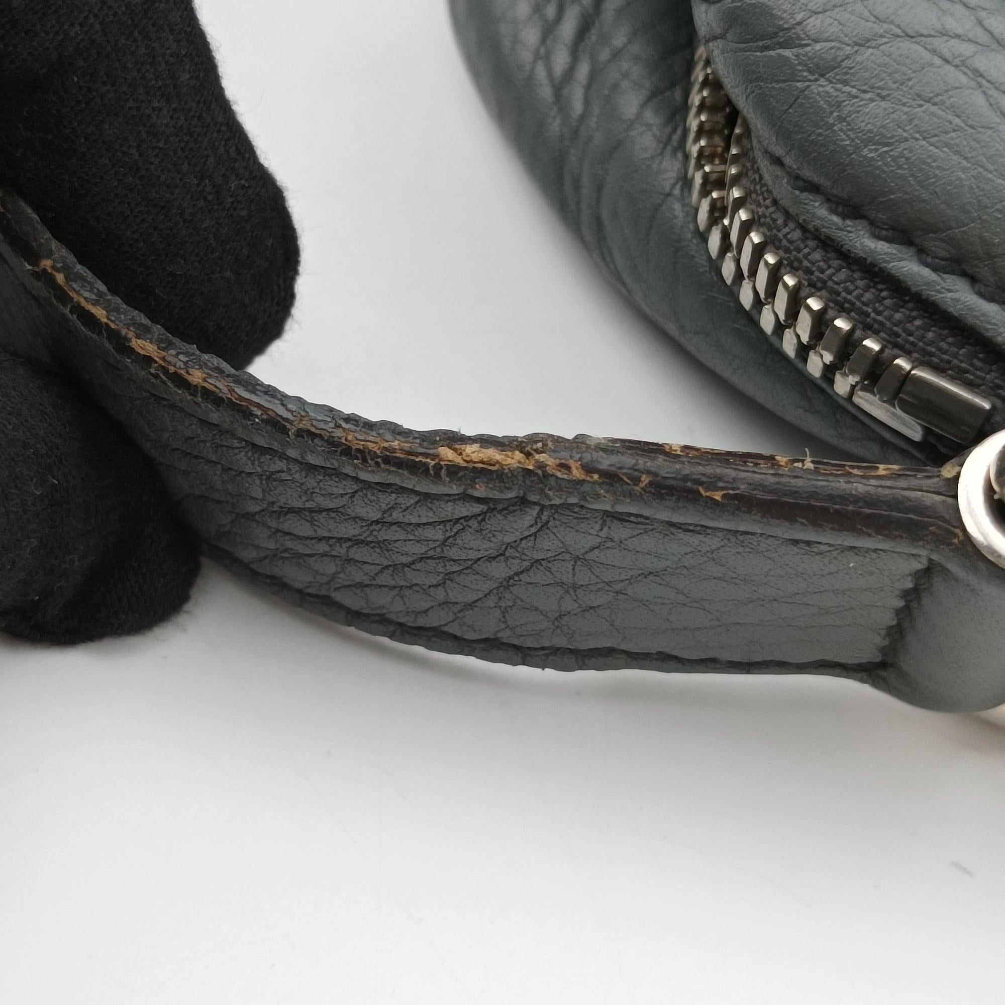 Interlocking G Logo Soho Messenger Grey Leather 337084 D016330716インターロッキングG ソーホー メッセンジャー グレー レザー 337084 D016330716