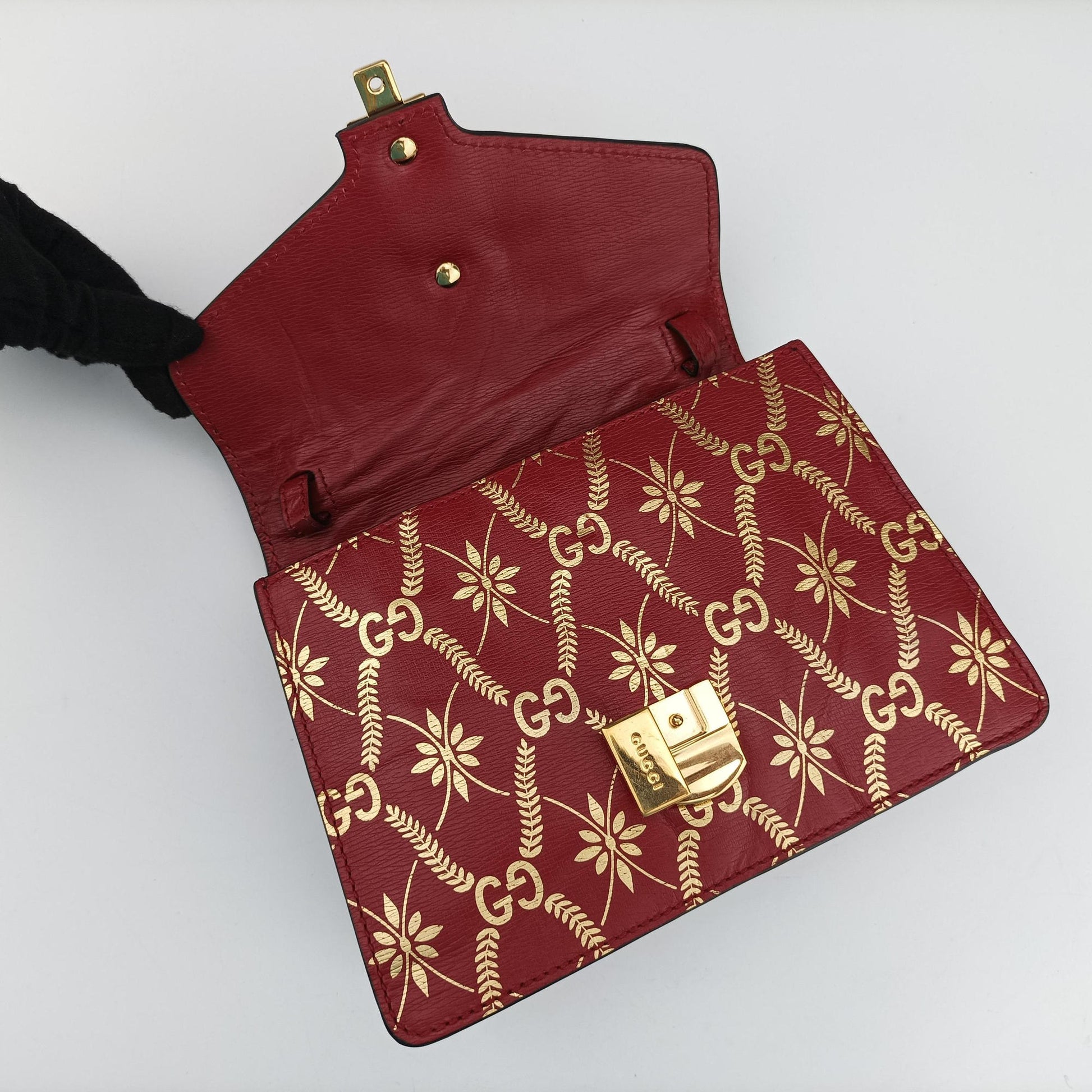 Sylvie Red Leather 470270 I032591045シルヴィ レッド レザー 470270 I032591045