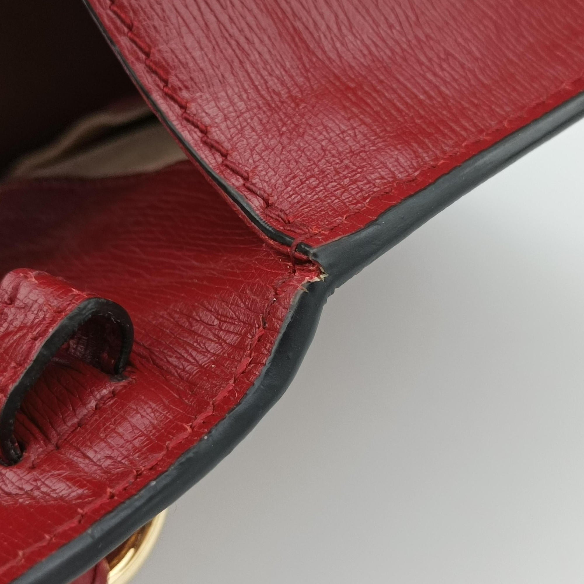 Sylvie Red Leather 470270 I032591045シルヴィ レッド レザー 470270 I032591045