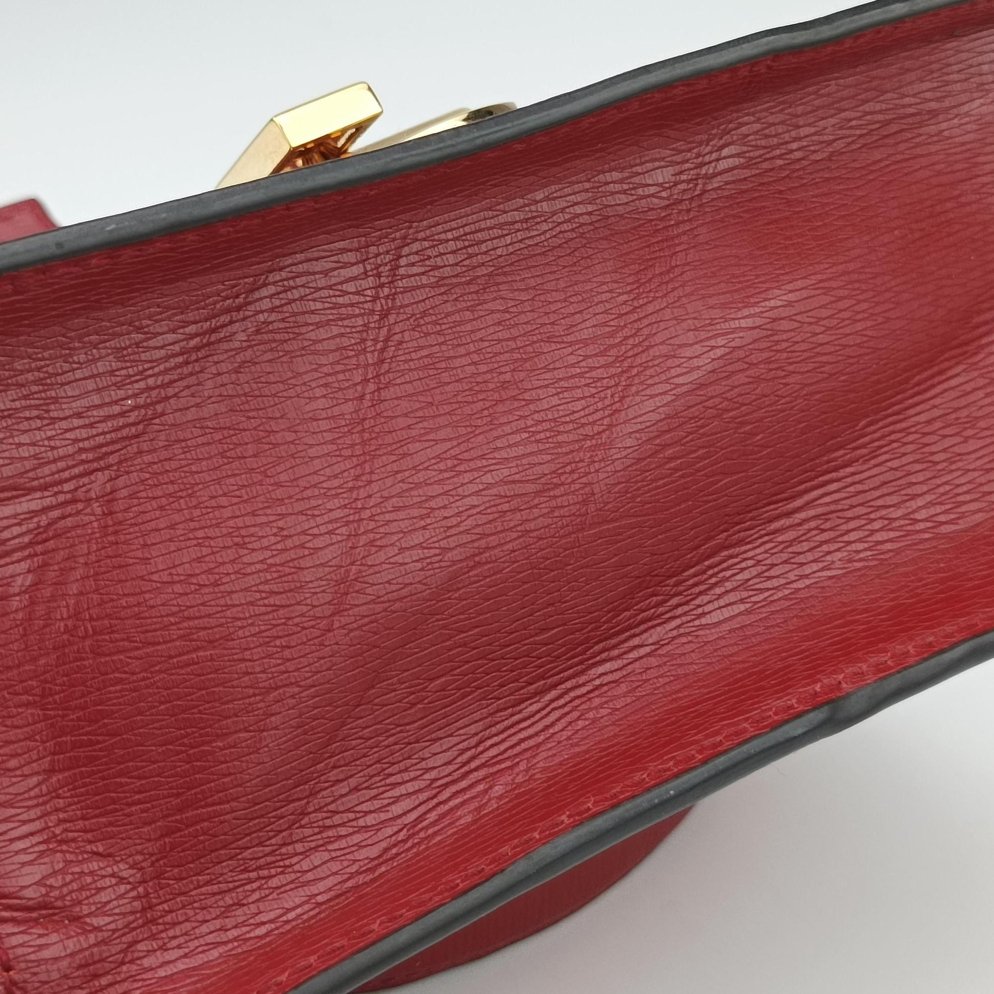 Sylvie Red Leather 470270 I032591045シルヴィ レッド レザー 470270 I032591045