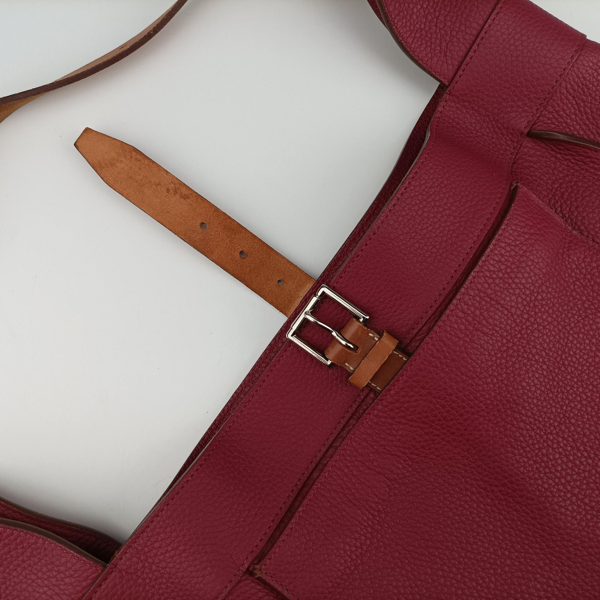 Marwari Raspberry Clemence Leather J□N27マルワリ フューシャピンク トリヨンクレマンス J□N27