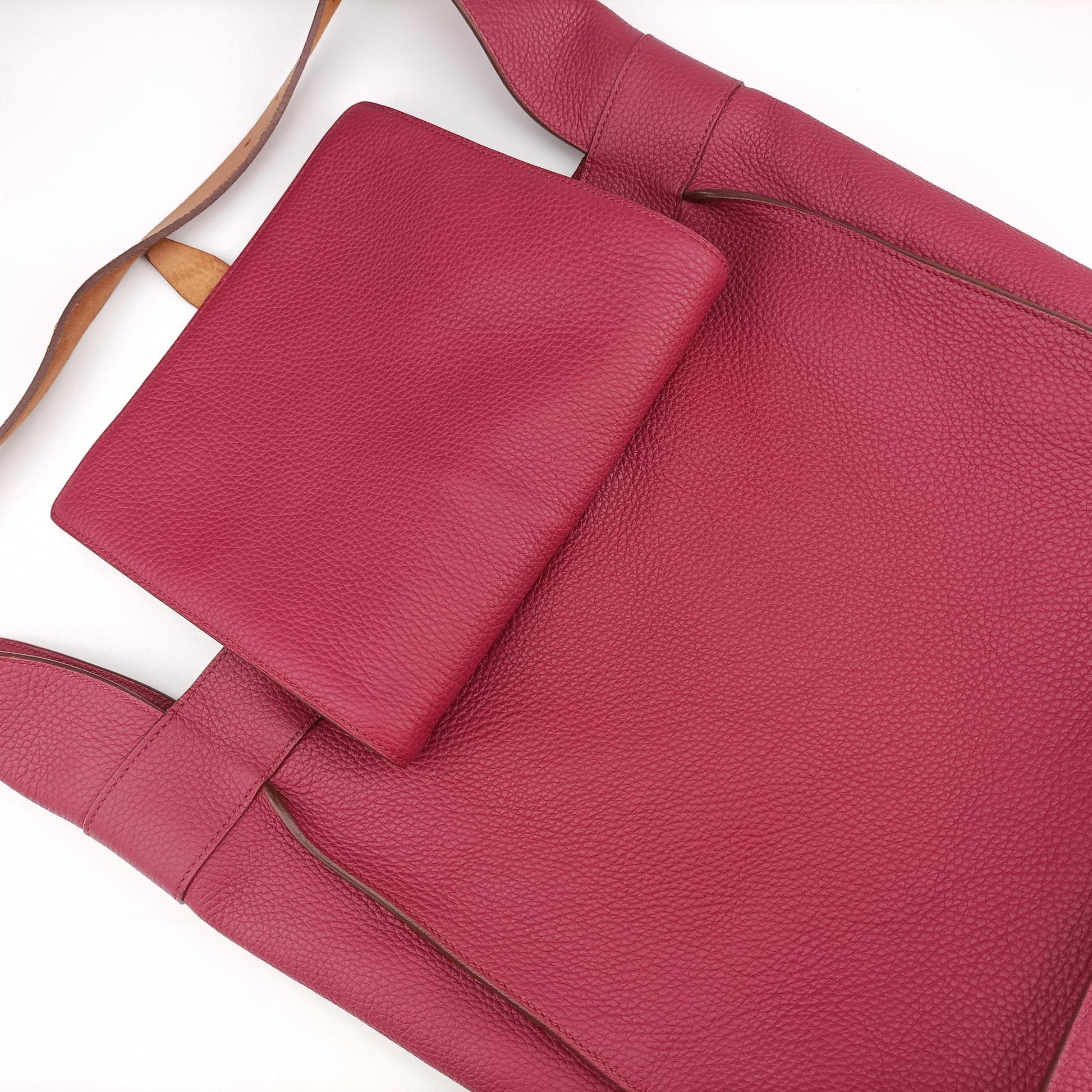 Marwari Raspberry Clemence Leather J□N27マルワリ フューシャピンク トリヨンクレマンス J□N27