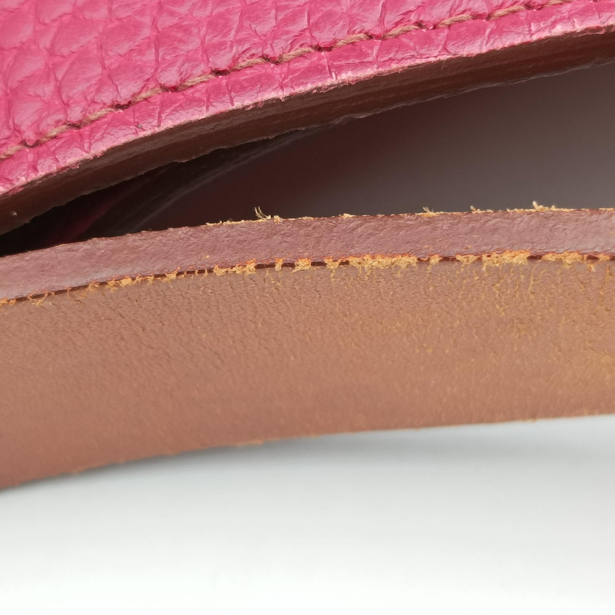Marwari Raspberry Clemence Leather J□N27マルワリ フューシャピンク トリヨンクレマンス J□N27